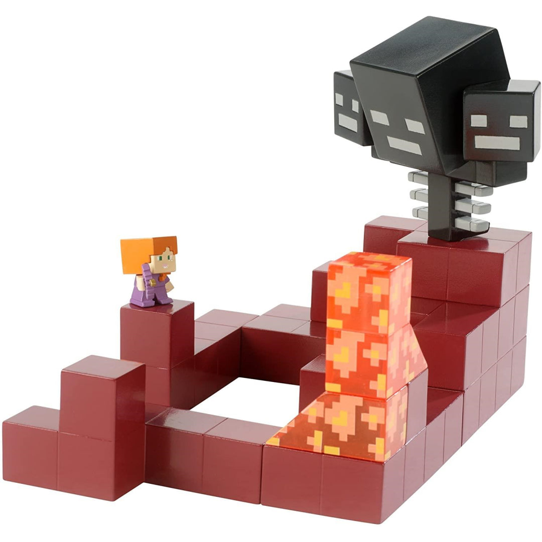 Minecraft FVG78 Wither vs. Alex in Enchanted Armour Playset - Maqio