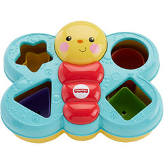 Fisher-Price Butterfly Shape Sorter with Colours and Blocks