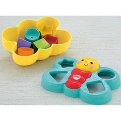 Fisher-Price Butterfly Shape Sorter with Colours and Blocks