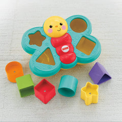 Fisher-Price Butterfly Shape Sorter with Colours and Blocks