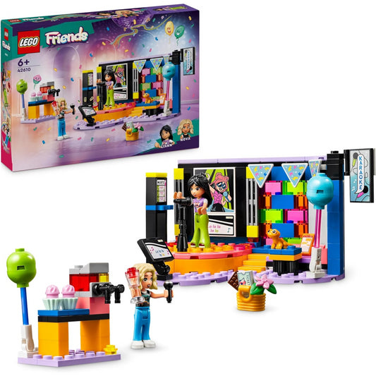 LEGO Friends 42610 Karaoke Music Party Set Musical Toy Playset - Nova and Liann