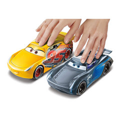 Disney Cars 3 FCX95 Flip to the Finish Rust-eze Cruz Ramirez and Jackson Storm Vehicle Toy - Maqio