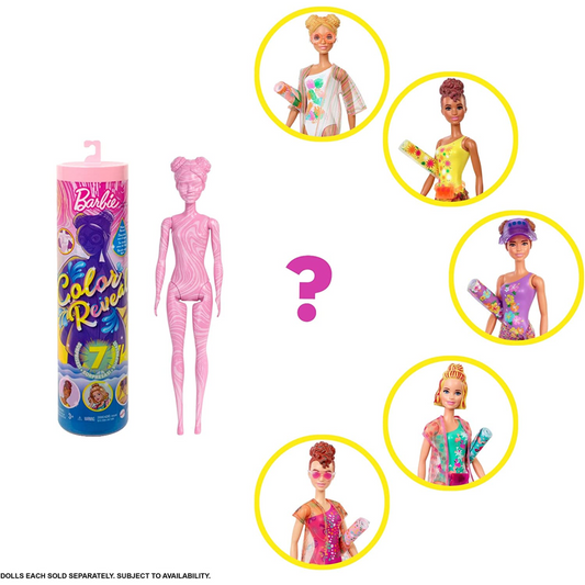 Barbie Colour Reveal Doll with 7 Surprises