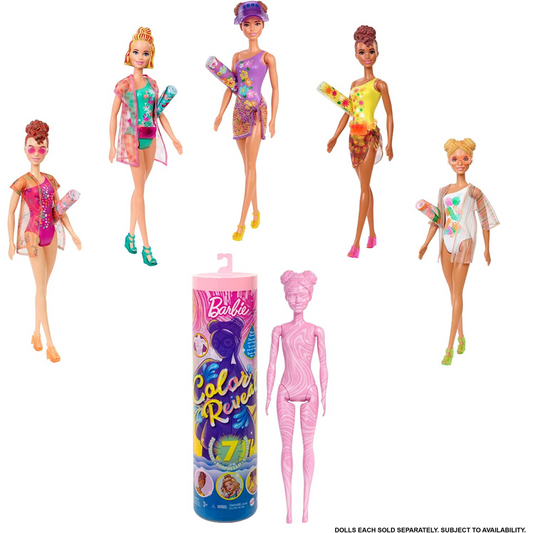 Barbie Colour Reveal Doll with 7 Surprises