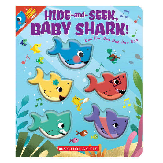 Scholastic Hide-and-Seek Baby Shark! Board Book