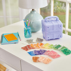 Aquabeads Mega Bead Trunk with 3000 Multicoloured Beads in 30 Colours