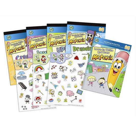 LeapFrog Tag Book Set: Learn to Write and Draw with Mr. Pencil - Maqio