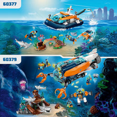 LEGO 60377 City Explorer Diving Boat Toy