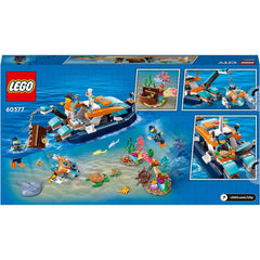 LEGO 60377 City Explorer Diving Boat Toy