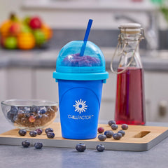 Chillfactor Home Made Squeeze Cup Slushy Maker - Blueberry Bonanza