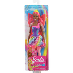 Barbie Dreamtopia Fairy Doll with Pink Wings and Hair