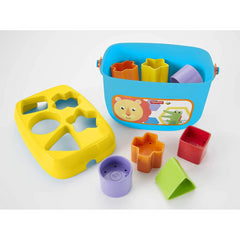 Fisher-Price  Baby's 1st Blocks 10 Set for Stacking & Sorting for Infants