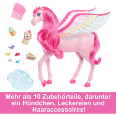 Barbie A Touch of Magic Pegasus Pink Hair and Rainbow Wings