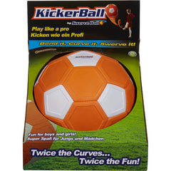 Character UK Kickerball Outdoor Football Garden Game in Orange