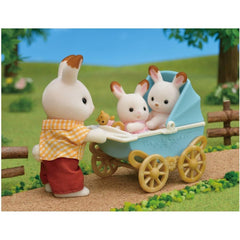 Sylvanian Families Chocolate Rabbit Twins Set