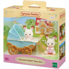 Sylvanian Families Chocolate Rabbit Twins Set