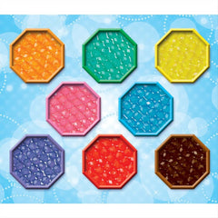 Aquabeads Jewel Bead Pack with 800 Multicoloured Beads in 8 Colours