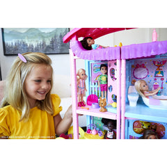 Barbie Doll House Chelsea Playhouse with 2 Pets Furniture and Accessories