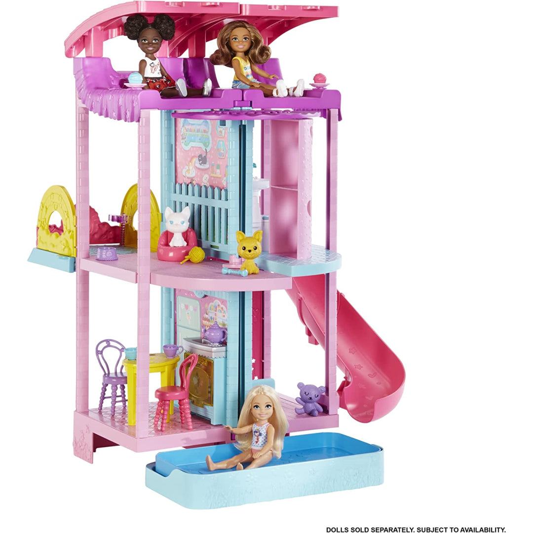 Barbie Doll House Chelsea Playhouse with 2 Pets Furniture and Accessor Maqio