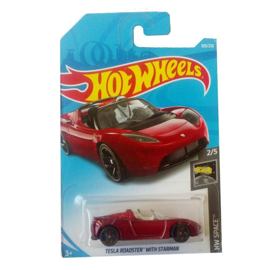 Hot Wheels Die-Cast Vehicle Tesla Roadster & Starman