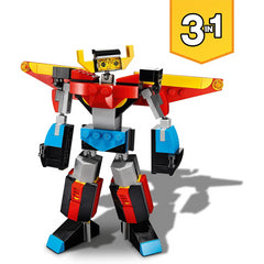 LEGO Creator 3in1 Super Robot Toy Dragon To Jet Plane Construction Set 31124
