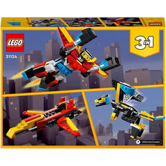 LEGO Creator 3in1 Super Robot Toy Dragon To Jet Plane Construction Set 31124