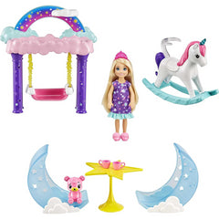 Barbie Dreamtopia Chelsea Princess Doll & Fairytale Sleepover Playset