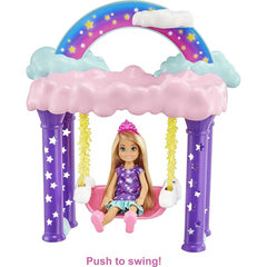 Barbie Dreamtopia Chelsea Princess Doll & Fairytale Sleepover Playset
