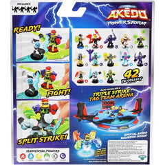 Akedo Legends of Powerstorm Mini Pack of 4 - Skeleton Viking Shark Figures