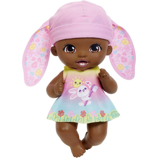 My Garden Baby Brush & Smile Little Bunny Baby Doll 12-in with 3 Accessories
