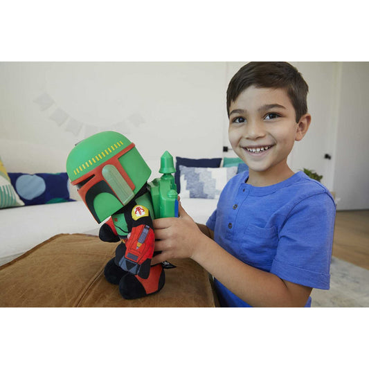 Star Wars Boba Fett Voice Cloner Feature Plush Toy and Accessory