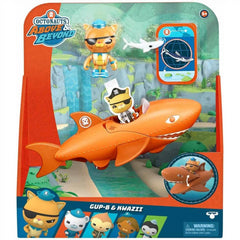 Octonauts Above & Beyond Deluxe Toy Vehicle & Figure - Kwazii & Terra Gup B
