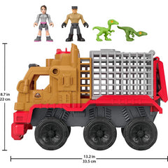 Jurassic World Imaginext Camp Cretaceous Dinosaur Hauler and Yaz Figure