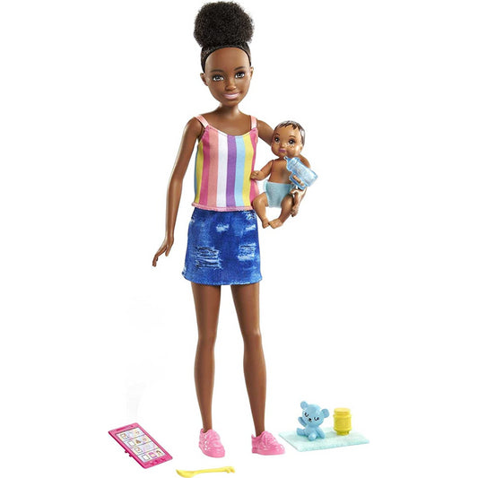 Barbie Skipper Babysitters Stripy Top Inc Dolls and Accessories
