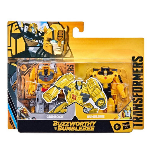 Transformers Grimlock & Bumblebee Buzzworthy Action Figure