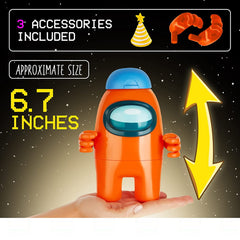Among Us Series 2 Action Figure Crewmate 17cm 2 of 4 to Collect - Orange