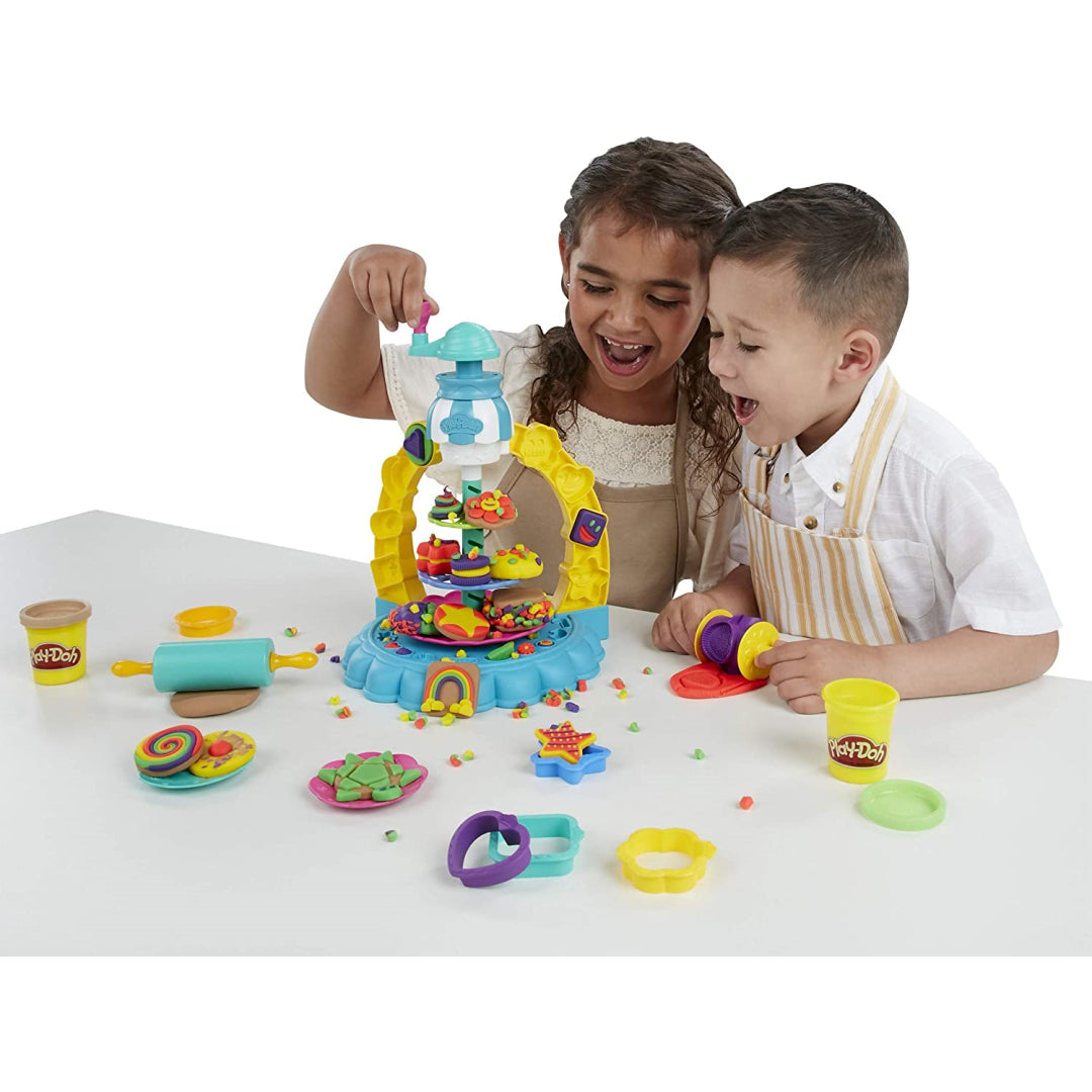  Play-Doh Fun Tub Playset, Starter Set for Kids with Storage, 18  Tools, 5 Non-Toxic Colors, Preschool Toys, Ages 3+ ( Exclusive)