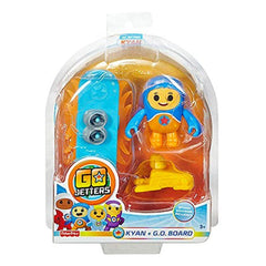 Fisher-Price Go Jetters Click-On Kyan + G.O. Board Action Figure Toy - Maqio