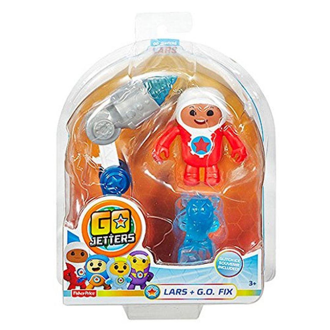 Fisher-Price DMF14 Go Jetters Click-On Lars + G.O. Fix Action Figure Toy (DMF11) - Maqio