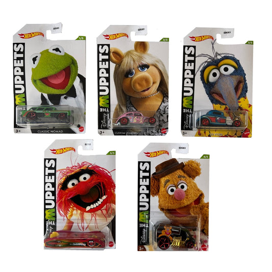 Hot Wheels The Muppets Set of 5 Die-cast Cars