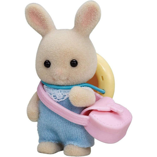 Sylvanian Families Milk Rabbit Baby Doll Figure and Accessories