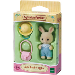 Sylvanian Families Milk Rabbit Baby Doll Figure and Accessories