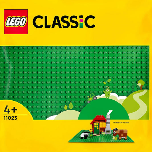 LEGO Classic Grass Green Baseplate Square 32 X 32 Stud 11023