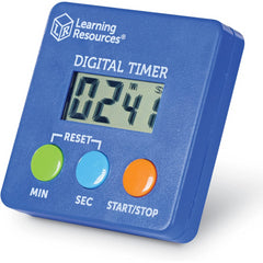 Learning Resources Digital Timer Count Down/Up Seconds/Minutes Easy-to-use