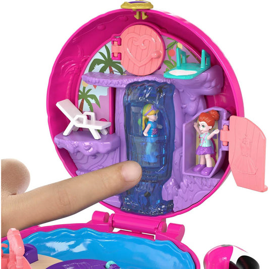 Polly Pocket Flamingo Floatie Compact Playset