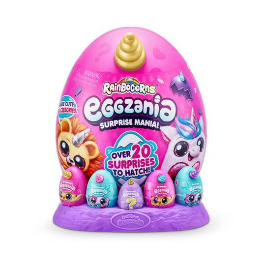 Zuru Rainbocorns Eggzania Giant Surprise Mania Set with 20 Hatching Surprises