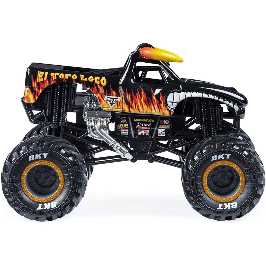 Monster Jam Official El Toro Loco Black Monster Truck - Maqio