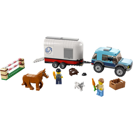 LEGO City Horse Transporter with Horse Rider and Vehicle Playset - 60327