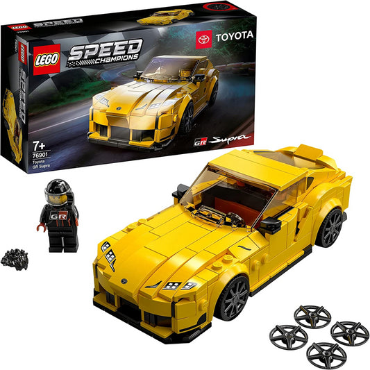 LEGO 76901 Speed Champions Toyota GR Supra Collectible Sports Car Set