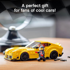 LEGO 76901 Speed Champions Toyota GR Supra Collectible Sports Car Set